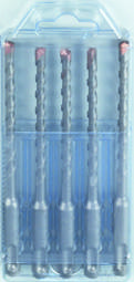 DH-S-05 — 5 pc SDS Plus Drill Bit Set