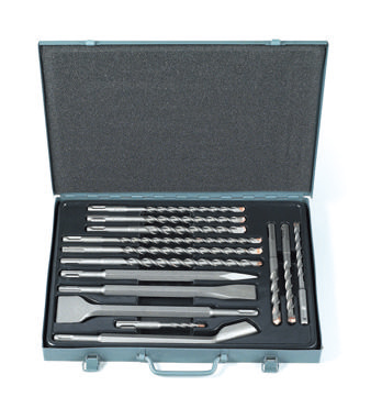 DH-T-14 — 14 pc SDS Plus Drill Bit & Chisel Set