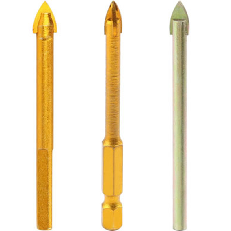 Glass & Ceramic Tile Drill Bits — Spear-Point Carbide